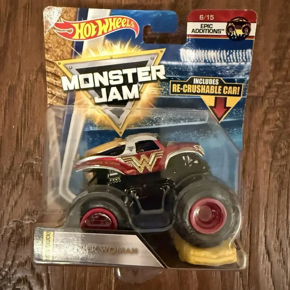 Hot Wheels Monster Jam 1:64 Diecast Truck Wonder Woman 2018